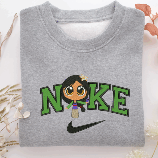 Nike Chibi Mulan Nike Embroidered Sweatshirt, Nike Movie Inspired, Best Gifts Idea For Him Her - Image 3