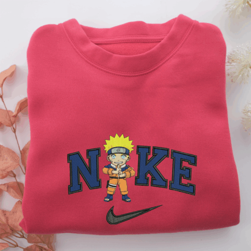 Nike Chibi Naruto Nike Embroidered Sweatshirt, Nike Movie Inspired, Best Gifts Idea For Him Her - Image 5