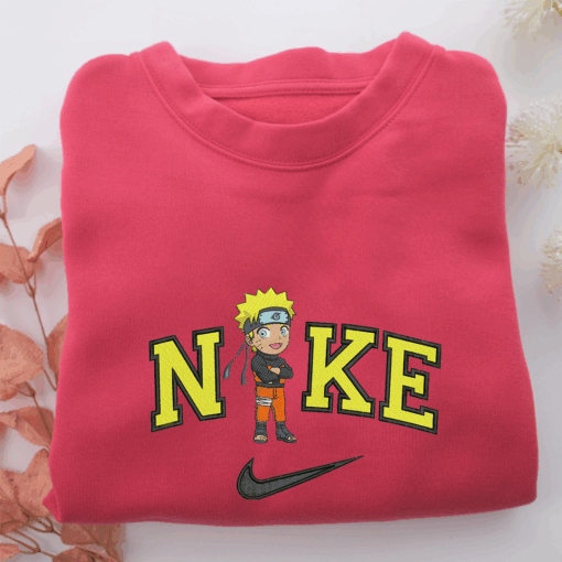 Nike Chibi Naruto v2 Nike Embroidered Sweatshirt, Nike Movie Inspired, Best Gifts Idea For Him Her - Image 5