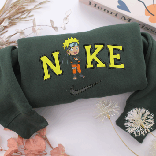 Nike Chibi Naruto v2 Nike Embroidered Sweatshirt, Nike Movie Inspired, Best Gifts Idea For Him Her - Image 3