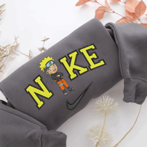 Nike Chibi Naruto v2 Nike Embroidered Sweatshirt, Nike Movie Inspired, Best Gifts Idea For Him Her - Image 4