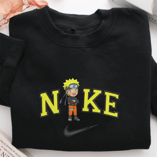 Nike Chibi Naruto v2 Nike Embroidered Sweatshirt, Nike Movie Inspired, Best Gifts Idea For Him Her - Image 2
