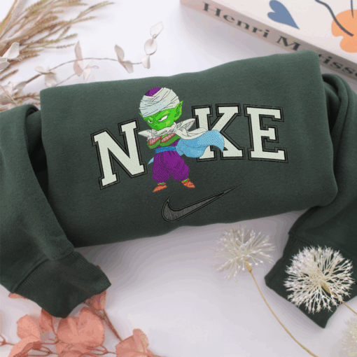 Nike Chibi Piccolo Nike Embroidered Sweatshirt, Nike Movie Inspired, Best Gifts Idea For Him Her - Image 3