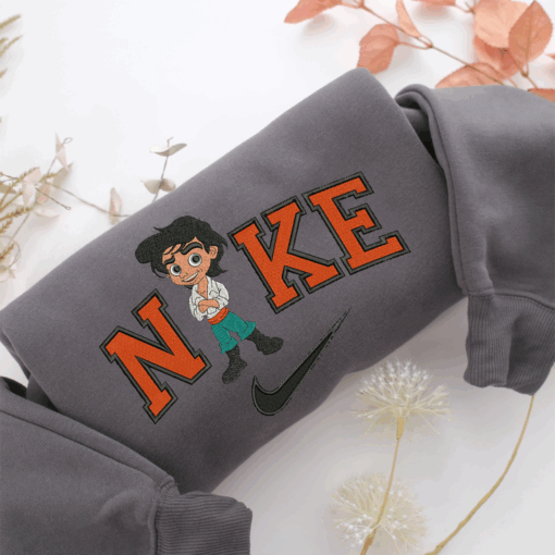 Nike Chibi Prince Eric Nike Embroidered Sweatshirt, Nike Movie Inspired, Best Gifts Idea For Him Her - Image 4