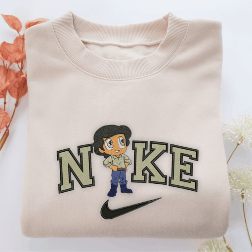 Nike Chibi Prince Eric v2 Nike Embroidered Sweatshirt, Nike Movie Inspired, Best Gifts Idea For Him Her