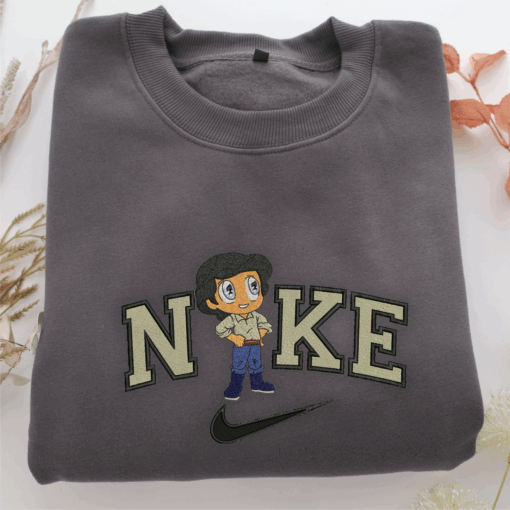Nike Chibi Prince Eric v2 Nike Embroidered Sweatshirt, Nike Movie Inspired, Best Gifts Idea For Him Her - Image 3