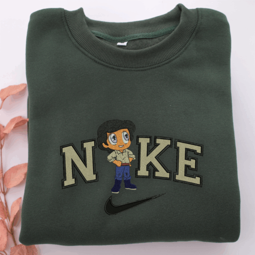 Nike Chibi Prince Eric v2 Nike Embroidered Sweatshirt, Nike Movie Inspired, Best Gifts Idea For Him Her - Image 5