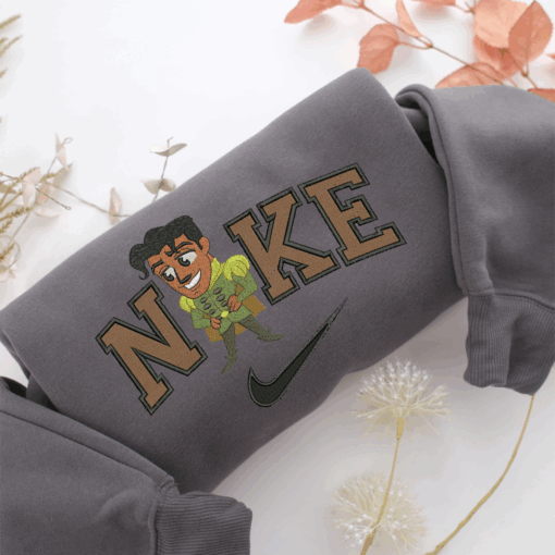 Nike Chibi Prince Naveen Nike Embroidered Sweatshirt, Nike Movie Inspired, Best Gifts Idea For Him Her - Image 4