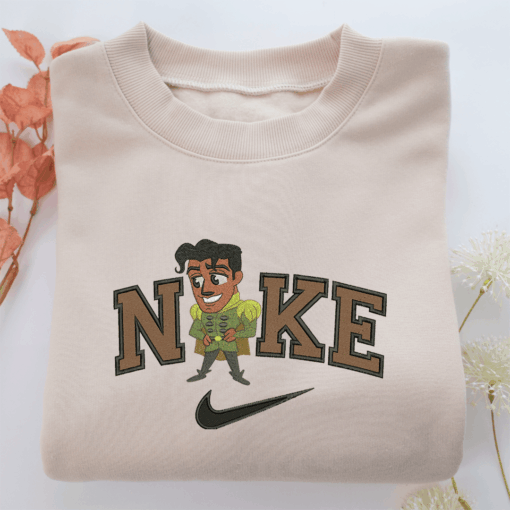 Nike Chibi Prince Naveen Nike Embroidered Sweatshirt, Nike Movie Inspired, Best Gifts Idea For Him Her