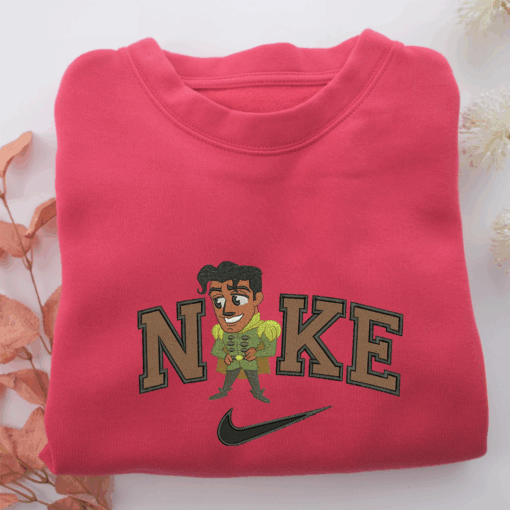 Nike Chibi Prince Naveen Nike Embroidered Sweatshirt, Nike Movie Inspired, Best Gifts Idea For Him Her - Image 5