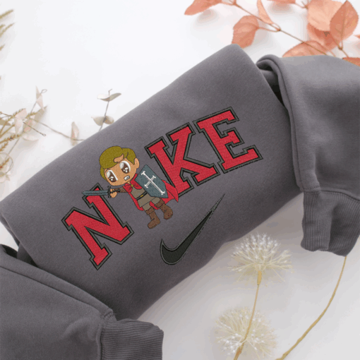 Nike Chibi Prince Philip Nike Embroidered Sweatshirt, Nike Movie Inspired, Best Gifts Idea For Him Her - Image 4