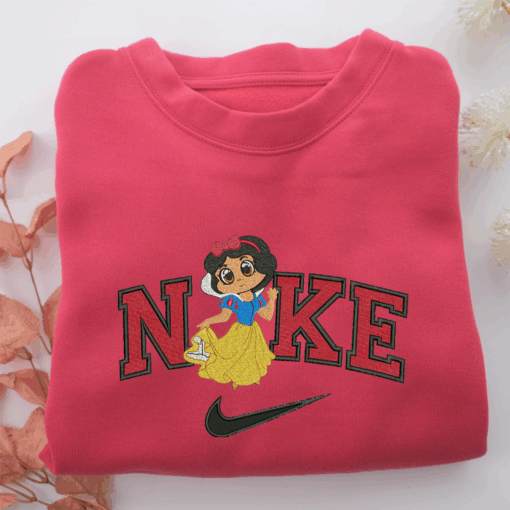 Nike Chibi Snow White Nike Embroidered Sweatshirt, Nike Movie Inspired, Best Gifts Idea For Him Her - Image 5