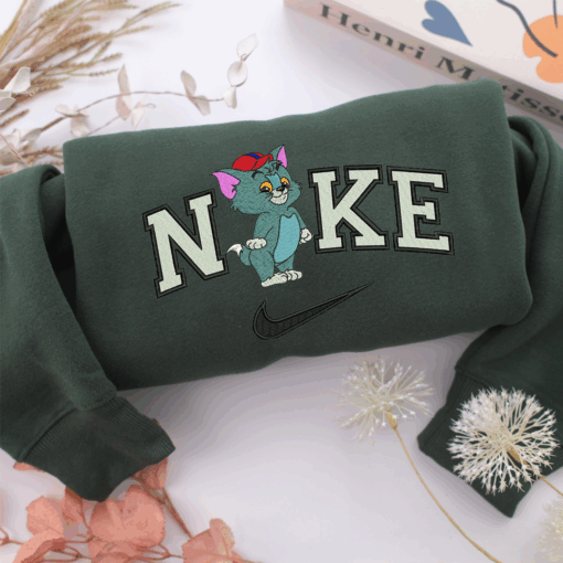 Nike Chibi Tom Nike Embroidered Sweatshirt, Nike Movie Inspired, Best Gifts Idea For Him Her - Image 3