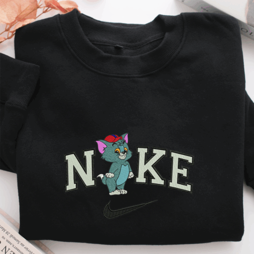 Nike Chibi Tom Nike Embroidered Sweatshirt, Nike Movie Inspired, Best Gifts Idea For Him Her - Image 2