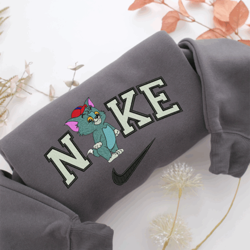 Nike Chibi Tom Nike Embroidered Sweatshirt, Nike Movie Inspired, Best Gifts Idea For Him Her - Image 4