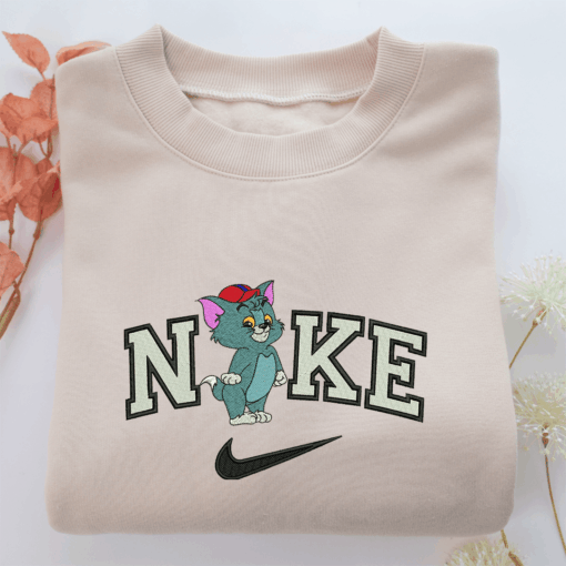 Nike Chibi Tom Nike Embroidered Sweatshirt, Nike Movie Inspired, Best Gifts Idea For Him Her