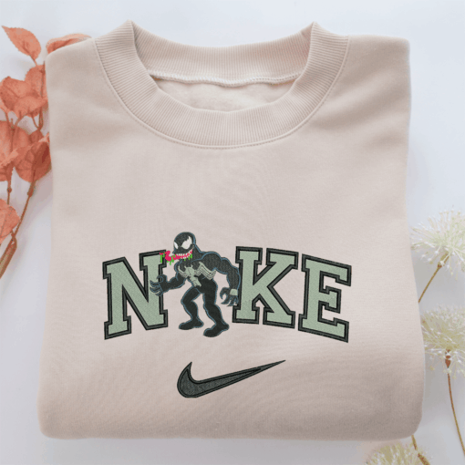 Nike Chibi Venom Nike Embroidered Sweatshirt, Nike Movie Inspired, Best Gifts Idea For Him Her