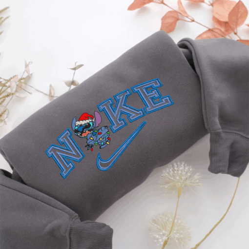 Nike Christmas Stitch Nike Embroidered Sweatshirt, Nike Movie Inspired, Best Gifts Idea For Him Her - Image 4