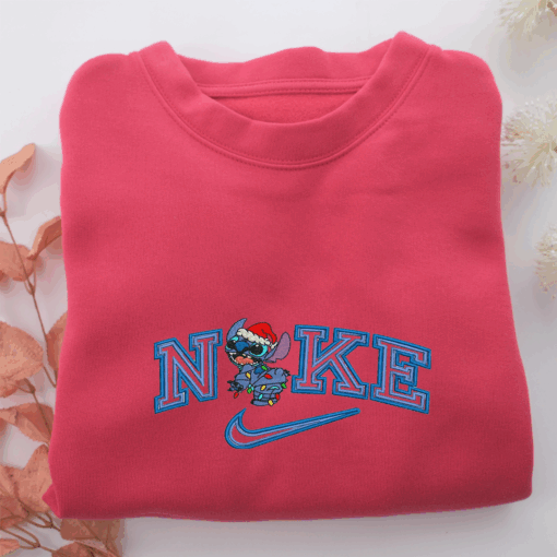 Nike Christmas Stitch Nike Embroidered Sweatshirt, Nike Movie Inspired, Best Gifts Idea For Him Her - Image 5
