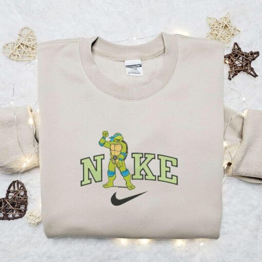 Nike Christmas x Teenage Mutant Ninja Turtles Embroidered Sweatshirt Movie Christmas Embroidered Shirt Best Christmas Gift Ideas