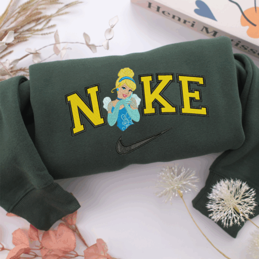 Nike Cinderella Half Nike Embroidered Sweatshirt, Nike Movie Inspired, Best Gifts Idea For Him Her - Image 3