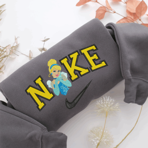 Nike Cinderella Half Nike Embroidered Sweatshirt, Nike Movie Inspired, Best Gifts Idea For Him Her - Image 4