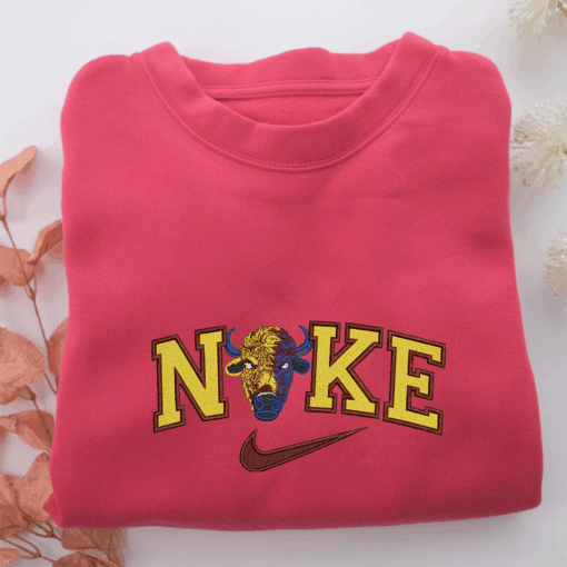 Nike Cow Nike Embroidered Sweatshirt, Nike Movie Inspired, Best Gifts Idea For Him Her - Image 5