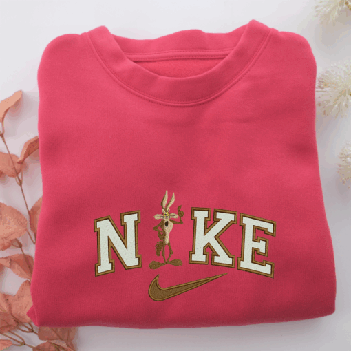 Nike Coyote Cartoon Nike Embroidered Sweatshirt, Nike Movie Inspired, Best Gifts Idea For Him Her - Image 5