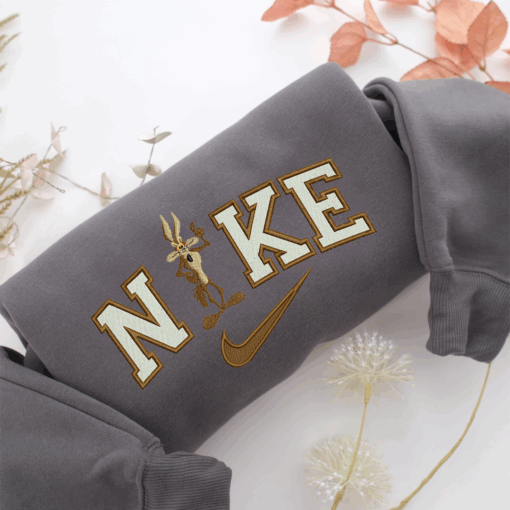 Nike Coyote Cartoon Nike Embroidered Sweatshirt, Nike Movie Inspired, Best Gifts Idea For Him Her - Image 4