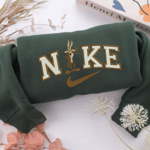 Nike Coyote Cartoon Nike Embroidered Sweatshirt, Nike Movie Inspired, Best Gifts Idea For Him Her - Image 3