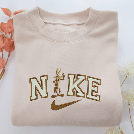 Nike Coyote Cartoon Nike Embroidered Sweatshirt, Nike Movie Inspired, Best Gifts Idea For Him Her