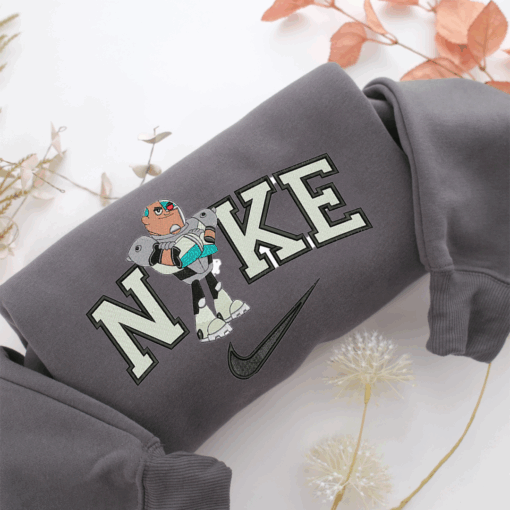 Nike Cyborg Nike Embroidered Sweatshirt, Nike Movie Inspired, Best Gifts Idea For Him Her - Image 4