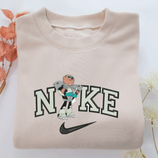 Nike Cyborg Nike Embroidered Sweatshirt, Nike Movie Inspired, Best Gifts Idea For Him Her