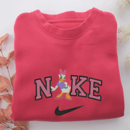 NIke Daisy Duck Full Nike Embroidered Sweatshirt, Nike Movie Inspired, Best Gifts Idea For Him Her - Image 5