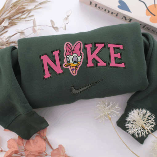 Nike Daisy Duck Nike Embroidered Sweatshirt, Nike Movie Inspired, Best Gifts Idea For Him Her - Image 3