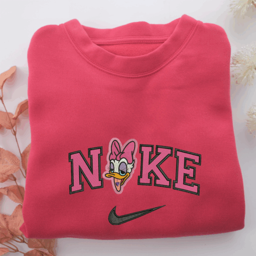 Nike Daisy Duck Nike Embroidered Sweatshirt, Nike Movie Inspired, Best Gifts Idea For Him Her - Image 5