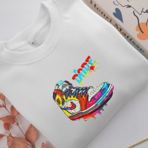 Nike Dope Sneaker Embroidery, Disneyland Embroidered Sweatshirt, Movie Disney Inspired, Best Gifts Idea For Him Her - Image 2