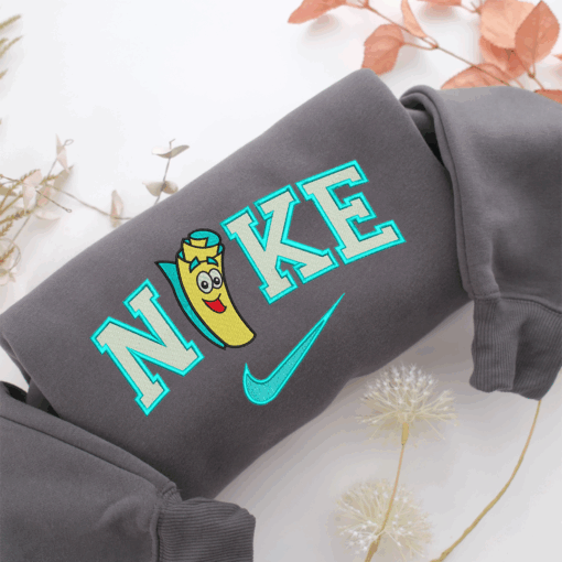 Nike Dora Map Nike Embroidered Sweatshirt, Nike Movie Inspired, Best Gifts Idea For Him Her - Image 4