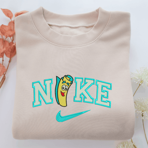 Nike Dora Map Nike Embroidered Sweatshirt, Nike Movie Inspired, Best Gifts Idea For Him Her