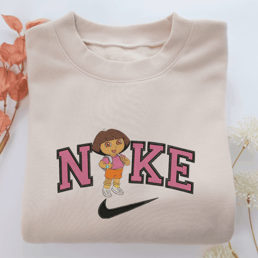 Nike Dora Nike Embroidered Sweatshirt, Nike Movie Inspired, Best Gifts Idea For Him Her