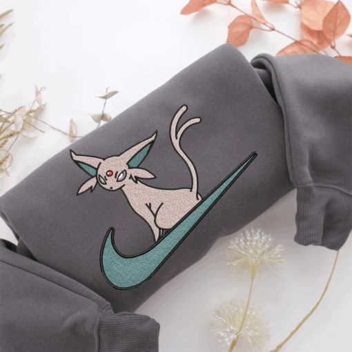 Nike Espeon Nike Embroidered Sweatshirt, Nike Movie Inspired, Best Gifts Idea For Him Her - Image 4