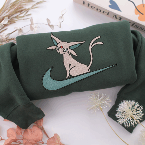 Nike Espeon Nike Embroidered Sweatshirt, Nike Movie Inspired, Best Gifts Idea For Him Her - Image 3