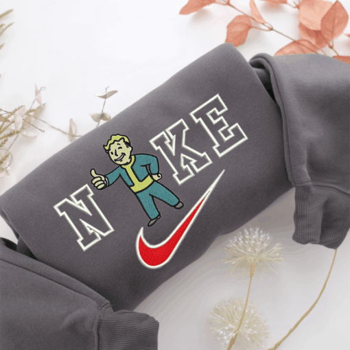 Nike Fall Out Boy Nike Embroidered Sweatshirt, Nike Movie Inspired, Best Gifts Idea For Him Her - Image 4