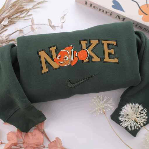 Nike Finding Nemo Nike Embroidered Sweatshirt, Nike Movie Inspired, Best Gifts Idea For Him Her - Image 3