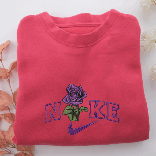 Nike Flower v2 Nike Embroidered Sweatshirt, Nike Movie Inspired, Best Gifts Idea For Him Her - Image 5