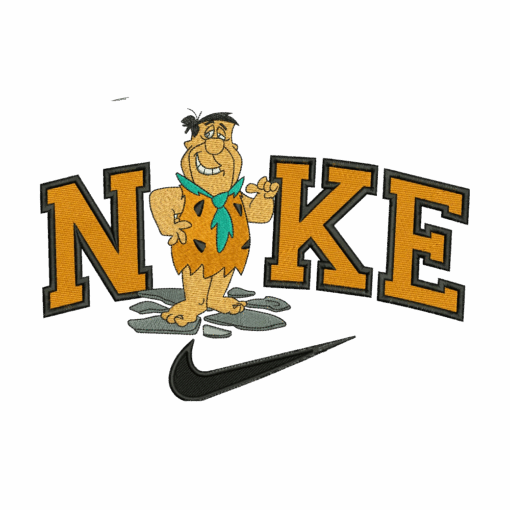 Nike Fred Flintstone Nike Embroidered Sweatshirt, Nike Movie Inspired, Best Gifts Idea For Him Her - Image 4