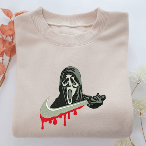 Nike Ghost Nike Embroidered Sweatshirt, Nike Movie Inspired, Best Gifts Idea For Him Her