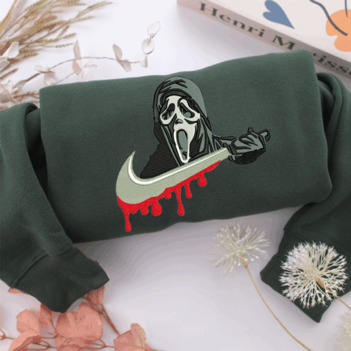 Nike Ghost Nike Embroidered Sweatshirt, Nike Movie Inspired, Best Gifts Idea For Him Her - Image 5