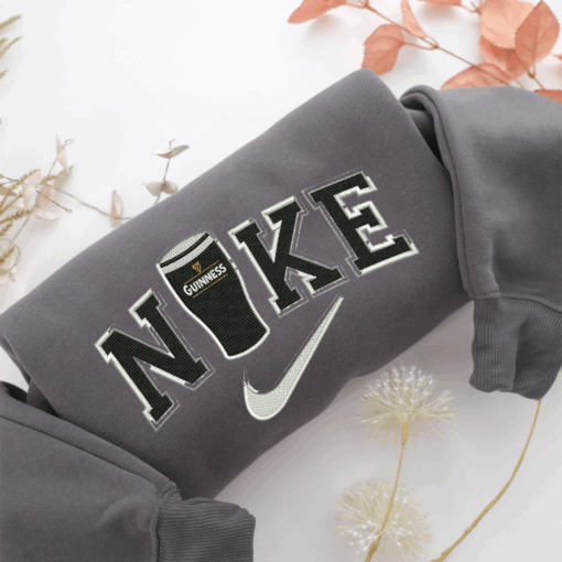 Nike Guinnes Nike Embroidered Sweatshirt, Nike Movie Inspired, Best Gifts Idea For Him Her - Image 4