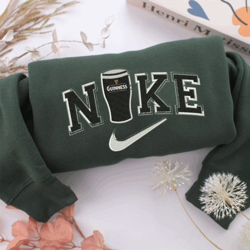 Nike Guinnes Nike Embroidered Sweatshirt, Nike Movie Inspired, Best Gifts Idea For Him Her - Image 3